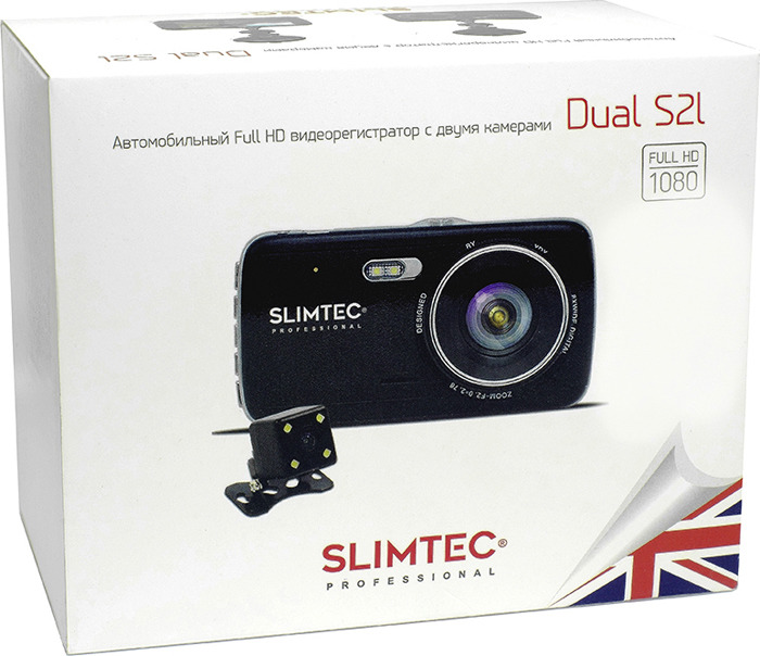 фото Видеорегистратор Slimtec Dual S2l, черный