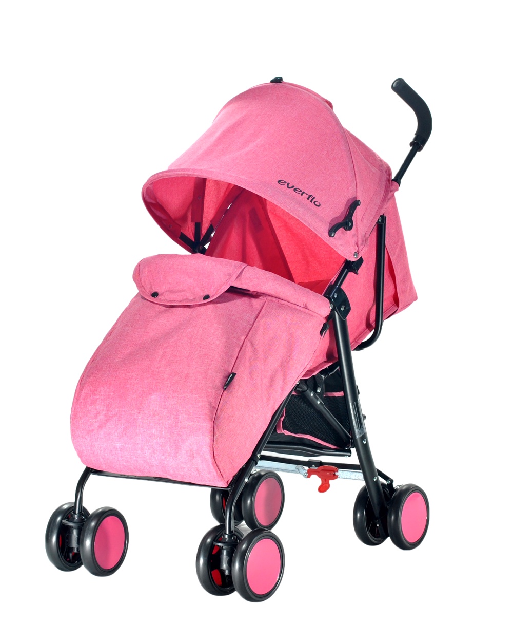 фото Коляска прогулочная Everflo Voyage pink E-850A розовый