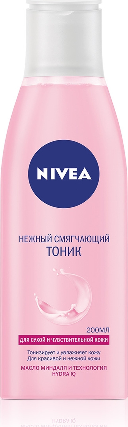 фото Нежный смягчающий тоник Nivea, для сухой и чувствительной кожи, 200 мл