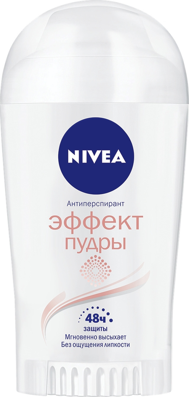 фото Антиперспирант стик Nivea "Эффект пудры", 40 мл