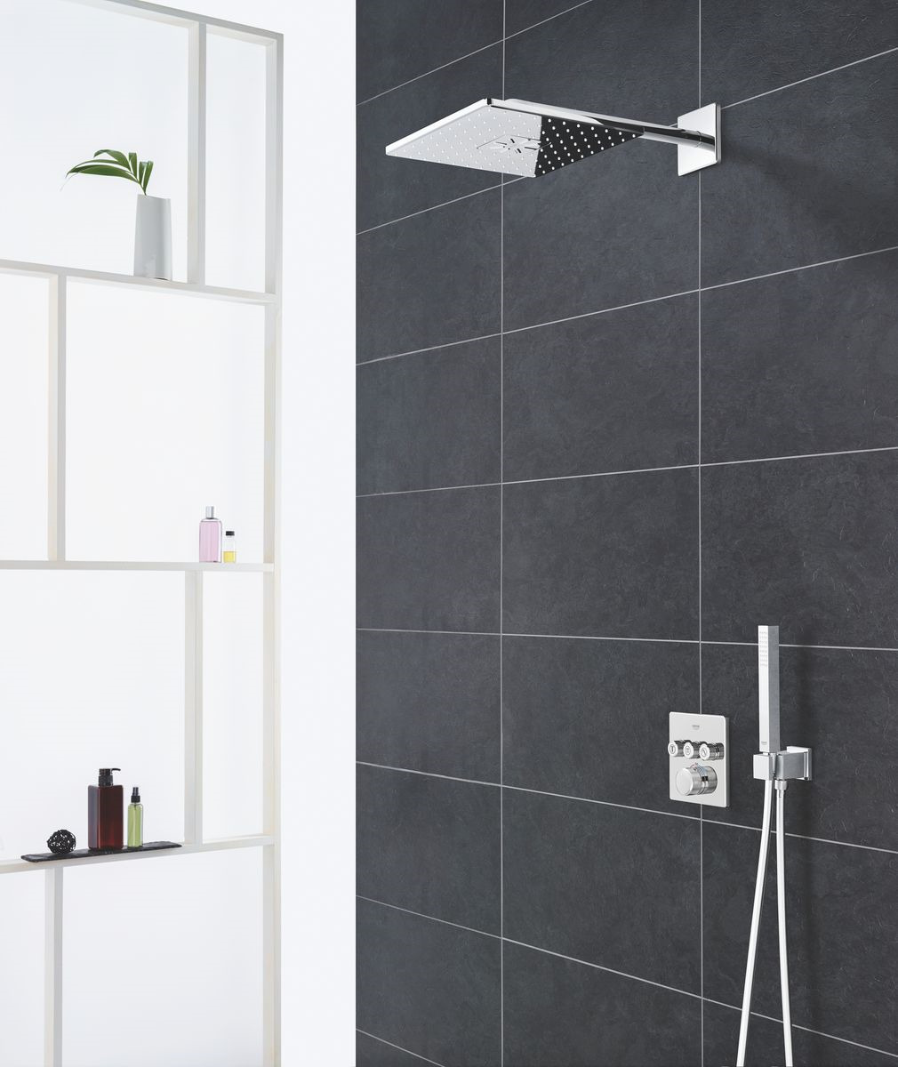 фото Душевой комплект Grohe Grohtherm SmartControl, 34706000, серебристый