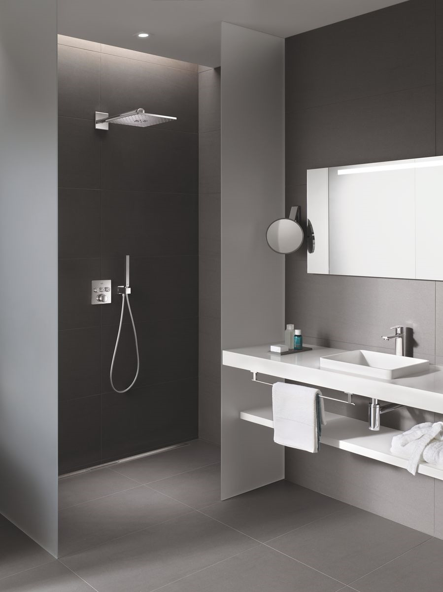 фото Душевой комплект Grohe Grohtherm SmartControl, 34706000, серебристый