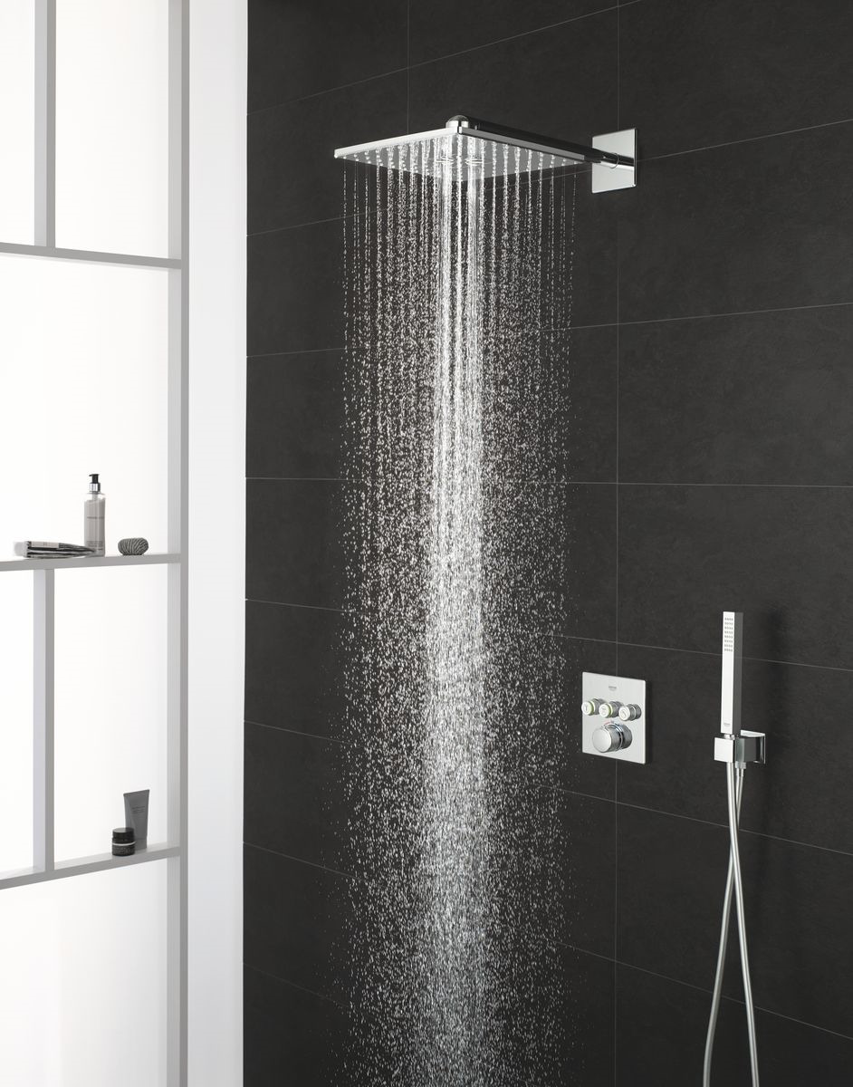 фото Душевой комплект Grohe Grohtherm SmartControl, 34706000, серебристый