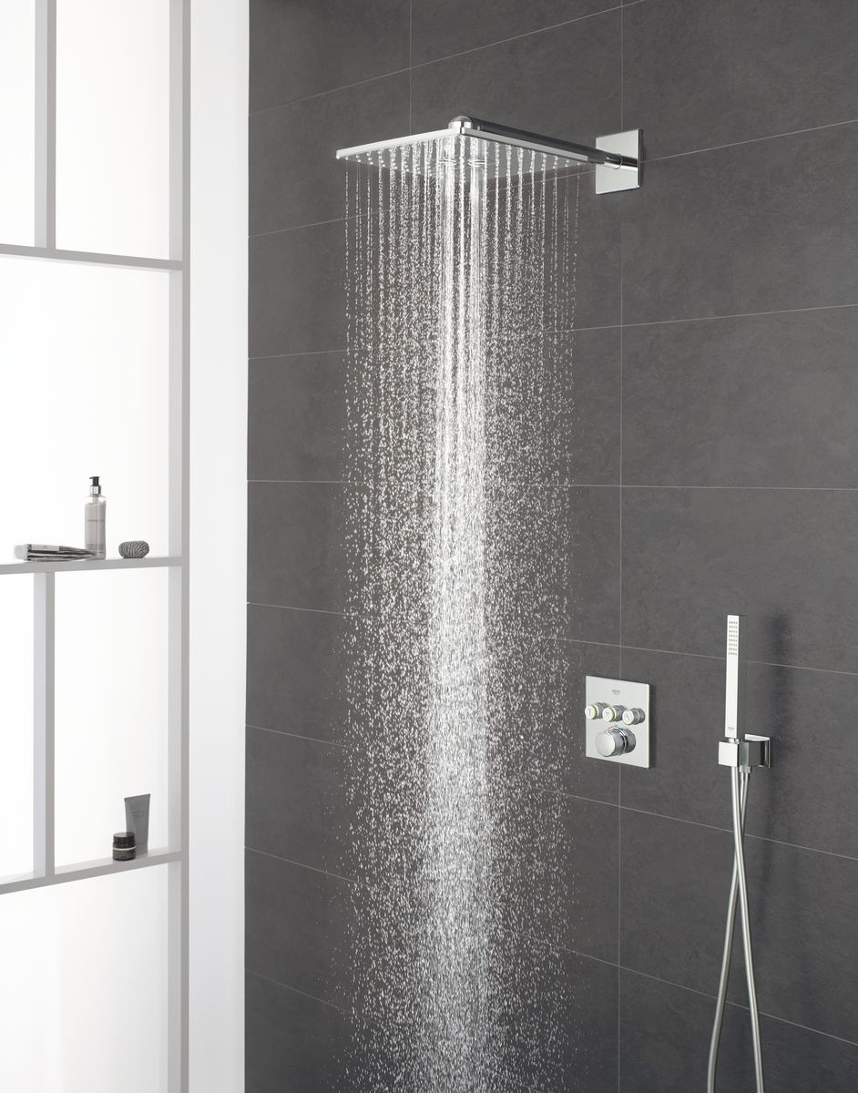 фото Душевой комплект Grohe Grohtherm SmartControl, 34706000, серебристый