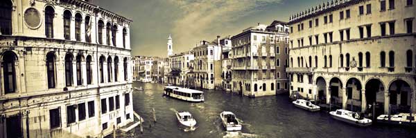 фото Картина Экорамка Венеция сепия, Холст