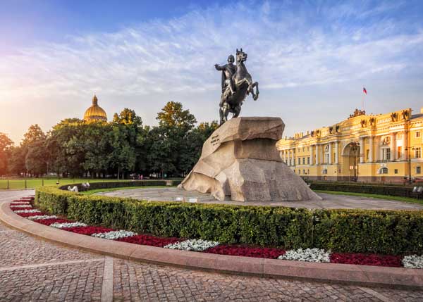 фото Картина Экорамка Медный всадник, Холст