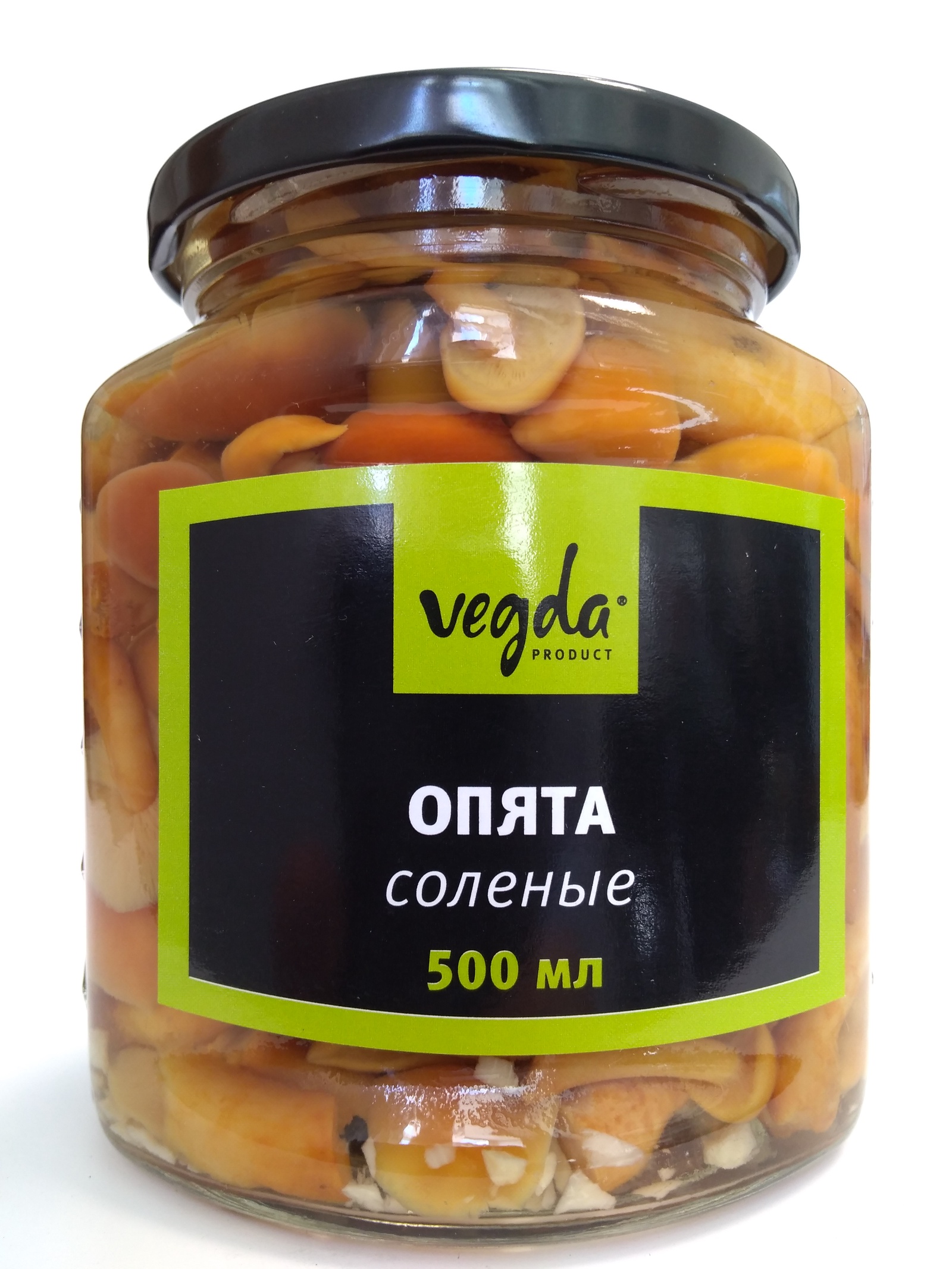 фото Грибные консервы Vegda Product опята соленые Стеклянная банка, 460