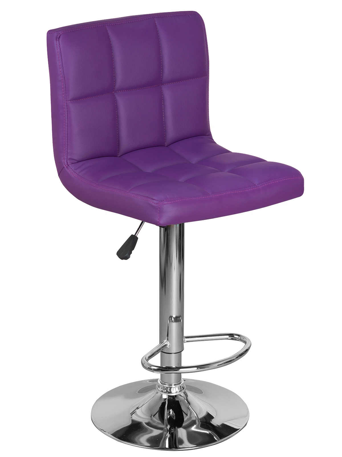 фото Барный стул SOKOLTEC HW53843PU, фиолетовый