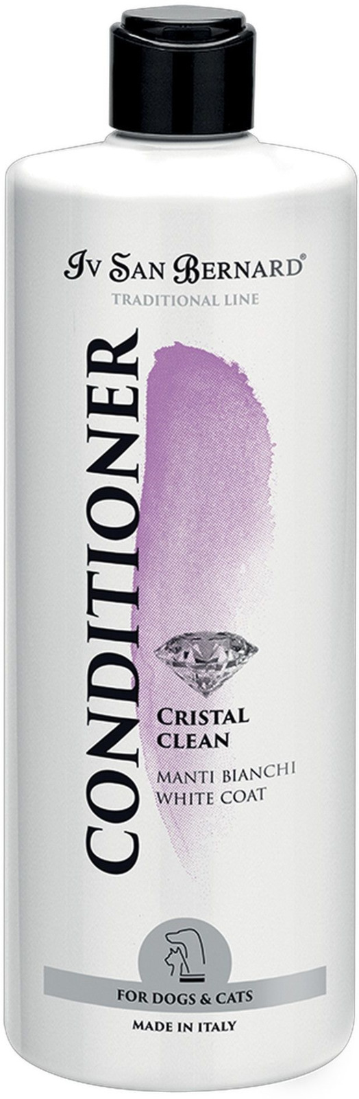Кондиционер для животных Iv San Bernard ISB Traditional Line Cristal Clean, для устранения желтизны шерсти, 500 мл