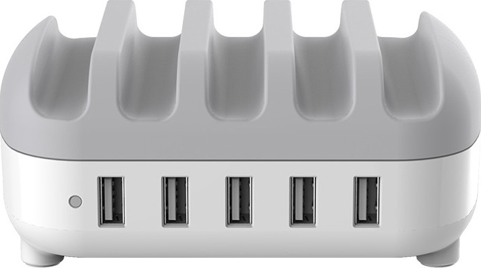 фото Сетевое зарядное устройство Orico DUK-5P, белый, серый