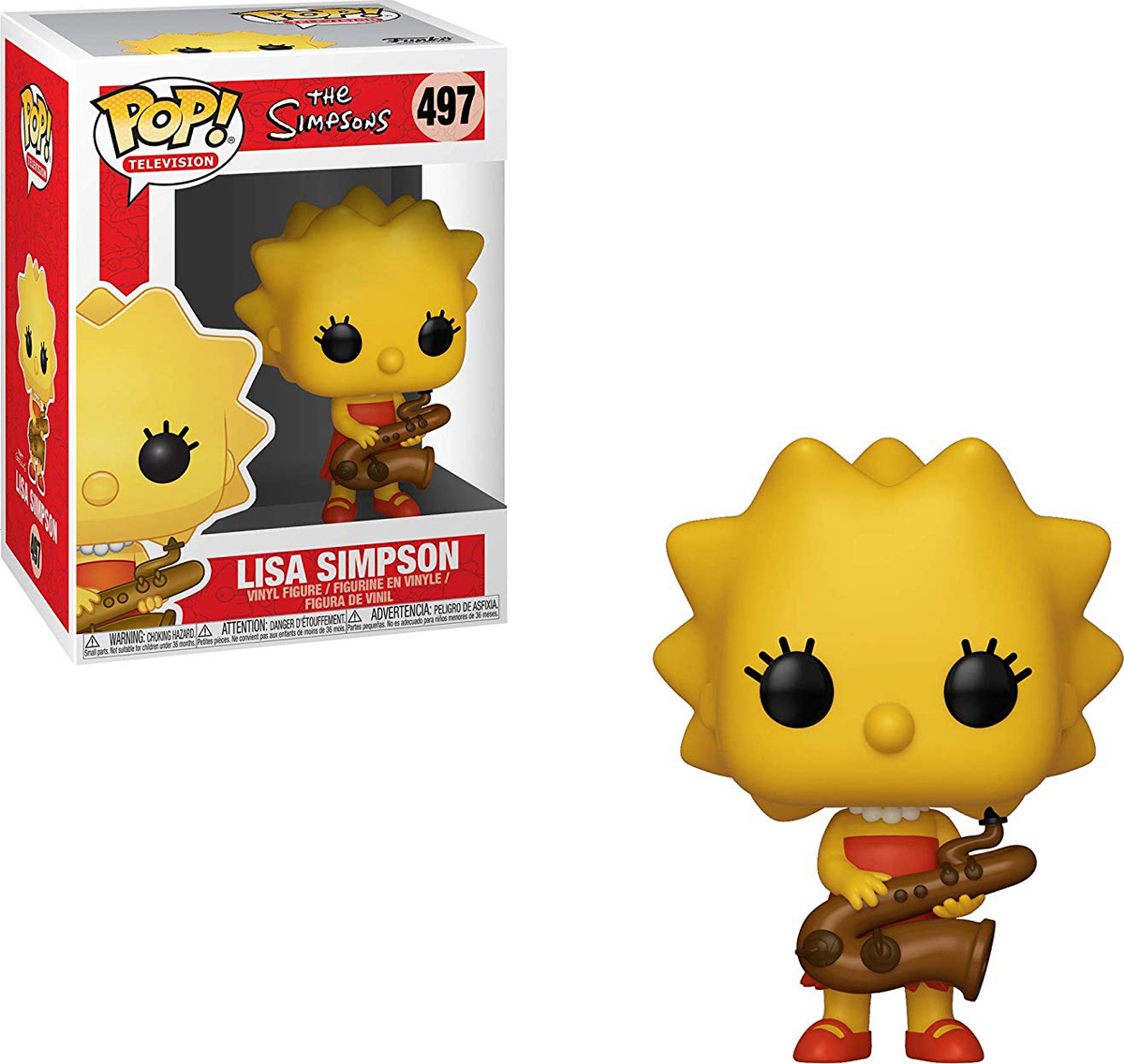 фото Фигурка Funko POP! Vinyl: Simpsons S2: Lisa-Saxphne 33877