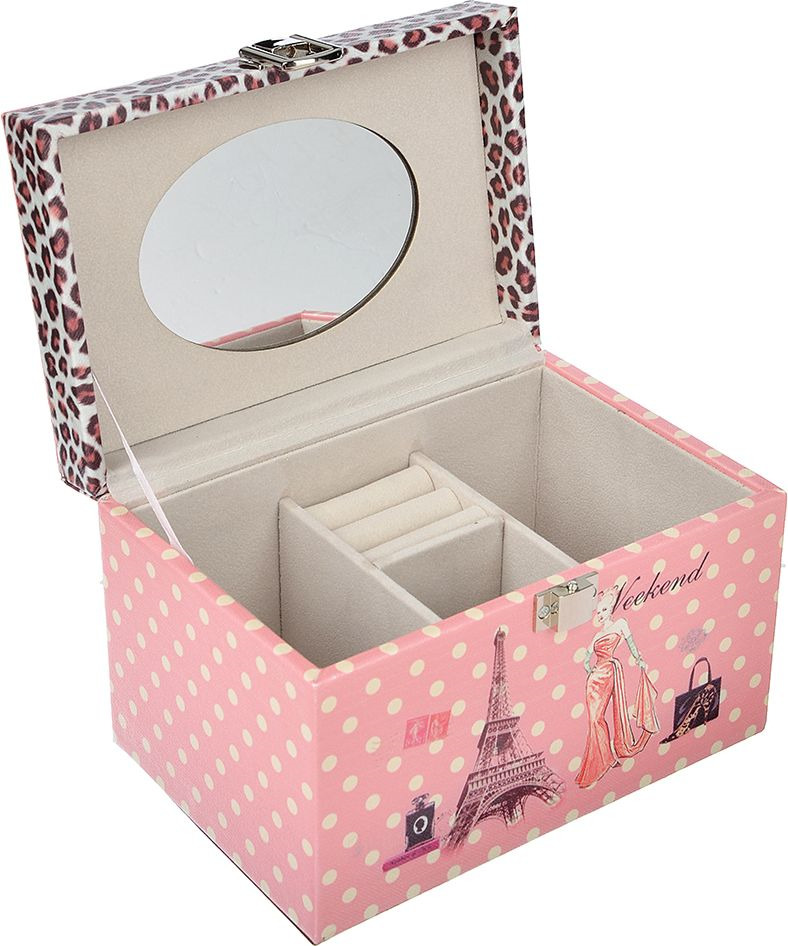 шкатулка для украшений с зеркалом