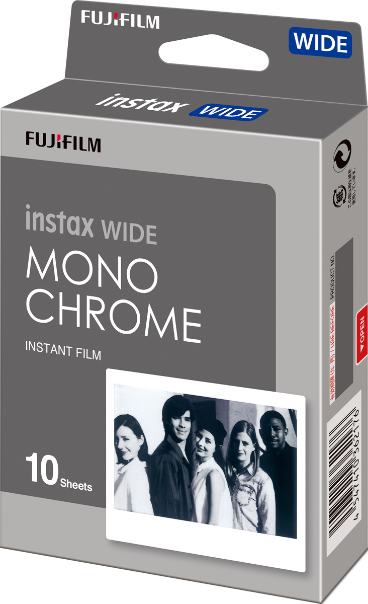 Фотопленка Fujifilm Colorfilm Instax Wide Monochrome WW 1, 10 шт Фотопленка Fujifilm Colorfilm Instax Wide Monochrome WW 1, 10 шт