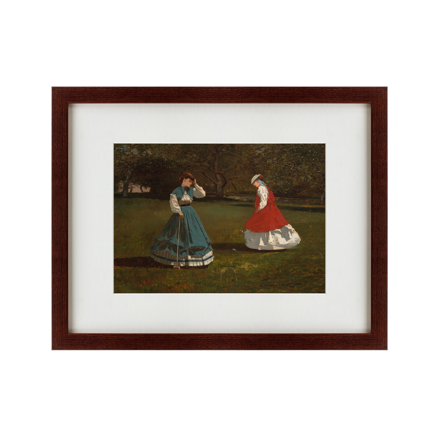 фото Картина Картины В Квартиру A Game of Croquet, 1866, Бумага