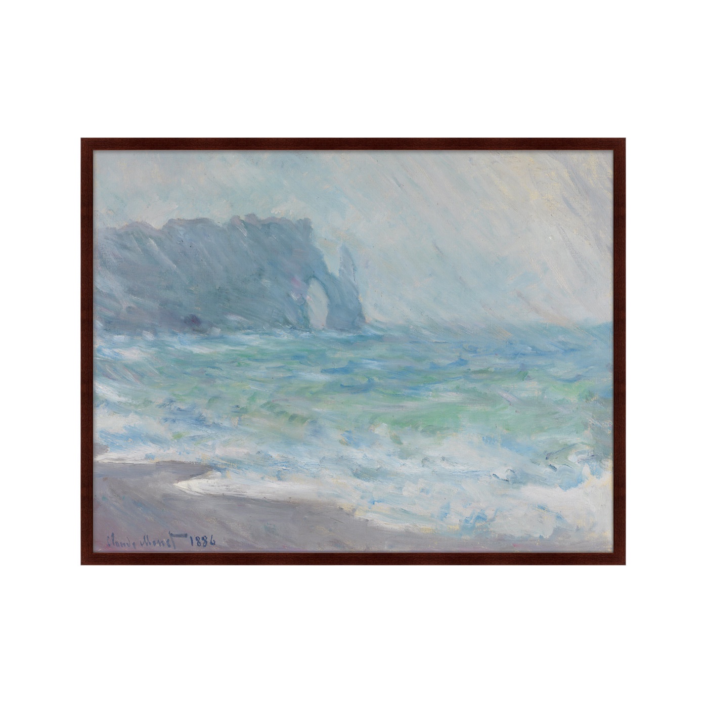 фото Картина Картины В Квартиру The Manneport Etretat In The Rain, 1886г., Бумага