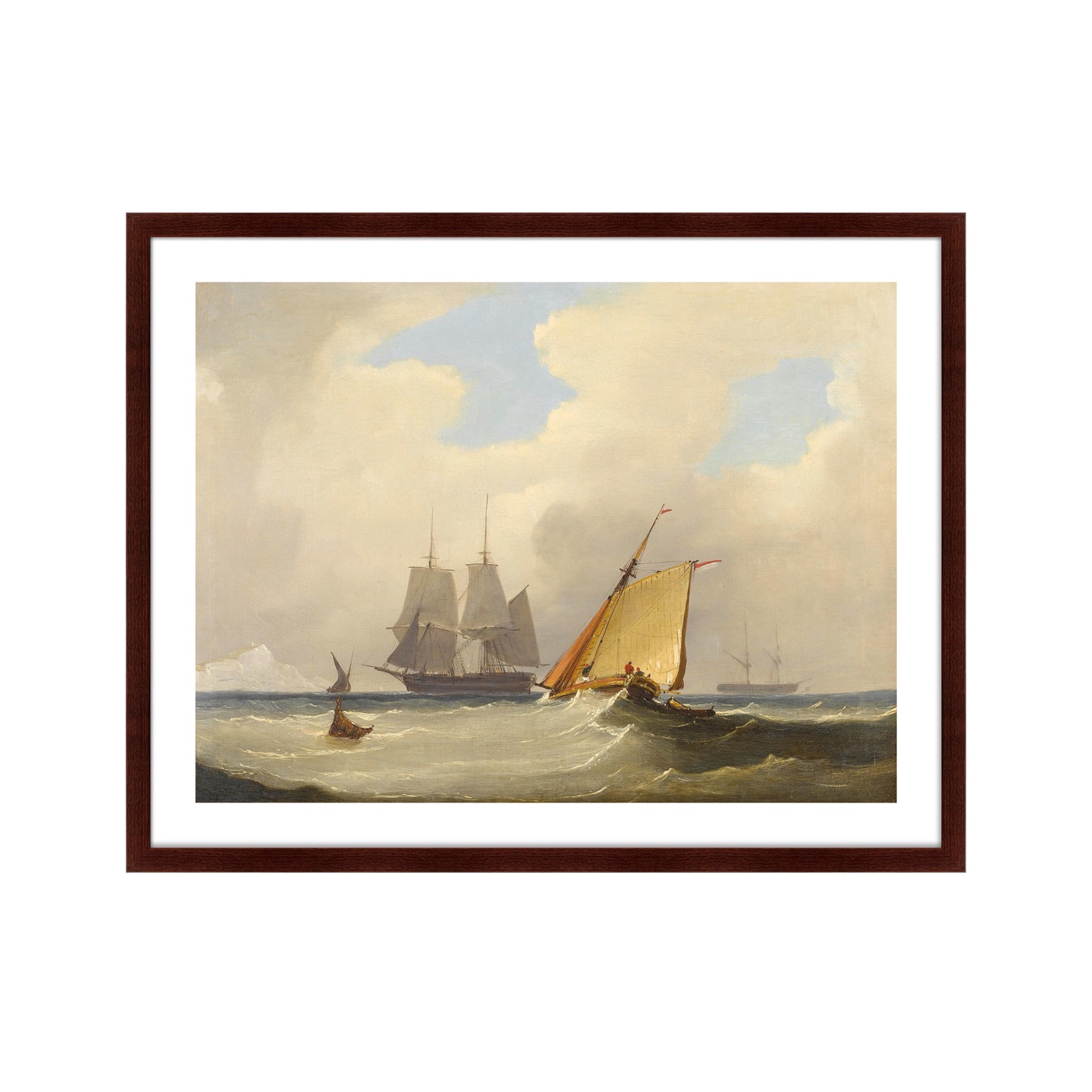 фото Картина Картины В Квартиру The sailboat, 1829г., Бумага