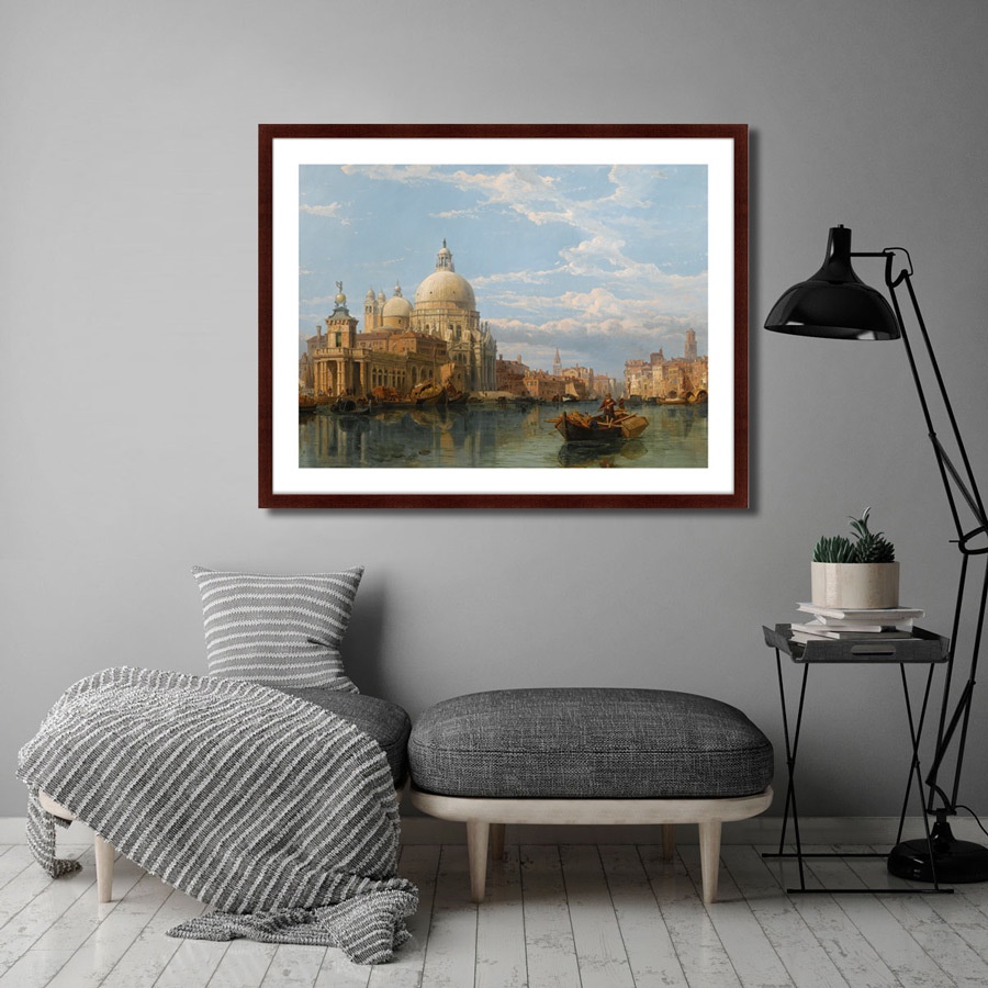 фото Картина Картины В Квартиру SANTA MARIA DELLA SALUTE, VENICE, 1855г., Бумага