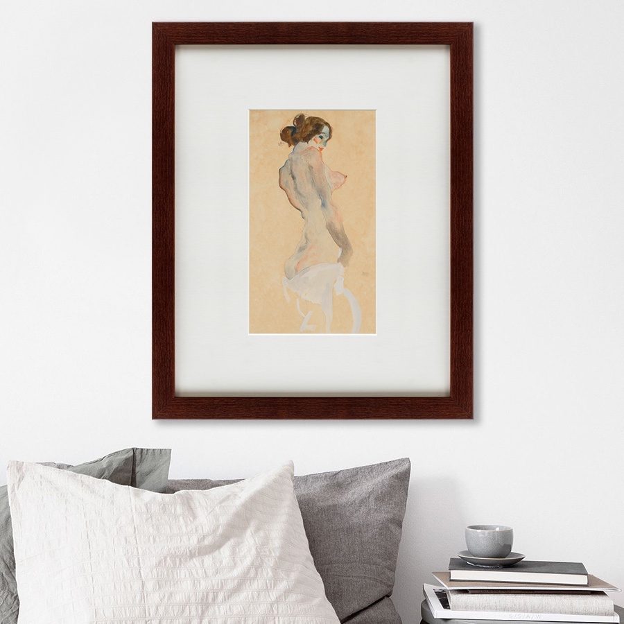 фото Картина Картины В Квартиру Коллекция Standing Nude with White Drapery (из 2-х картин), Бумага