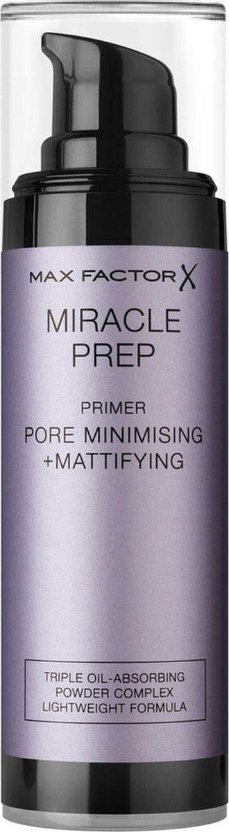 Праймер для лица Max Factor Miracle Prep Pore Minimising + Mattifying, 30 мл