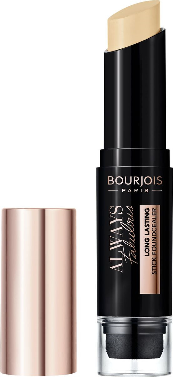 Тональный крем-стик Bourjois Always Fabulous Stick Foundcealer, тон 110 Vanille Clair, 9 мл тональный крем стик bourjois always fabulous stick foundcealer тон 110 vanille clair 9 мл