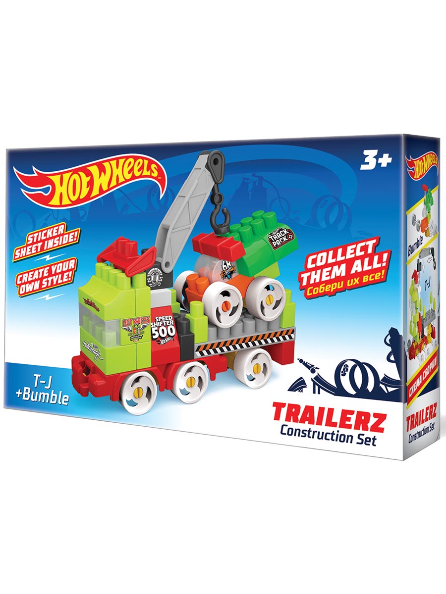 фото Машинка-игрушка Hot Wheels Trailerz T-J + Bumble