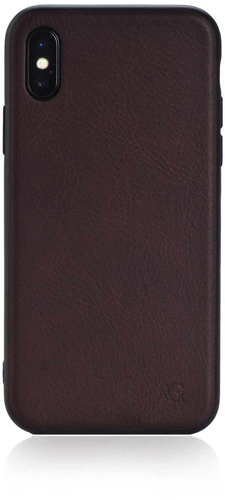 Чехол для сотового телефона Gurdini Premium Leather Case brown GPLCBW-XS01 для Apple iPhone X/XS 5.8