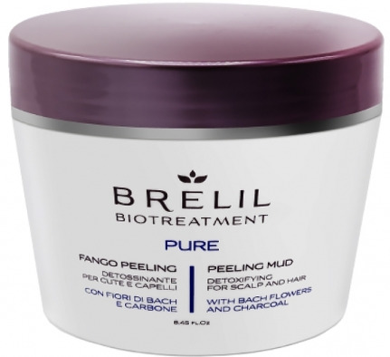 фото Грязевой пилинг для кожи головы Brelil BioTreatment Pure, 250 мл