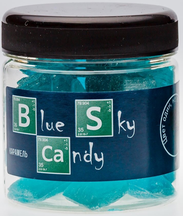 фото Леденцы Caramila Lollipops Blue Sky Candy 1 цвет = 5 вкусов, 110г.