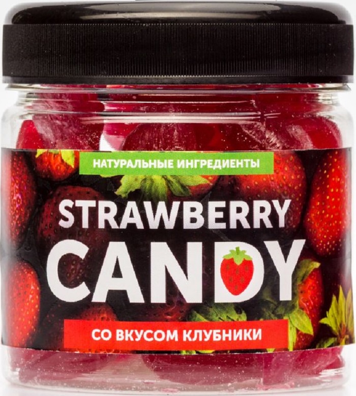 фото Леденцы Caramila Lollipops STRAWBERRY со вкусом Клубники, 110г.