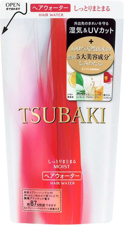 фото Спрей для волос Shiseido Tsubaki Moist, увлажняющий, с маслом камелии и защитой от термического воздействия, 200 мл