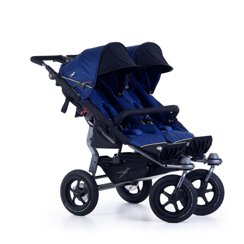 фото Коляска для двойни прогулочная TFK Twin Adventure Twillight Blue T-TWA-19-333