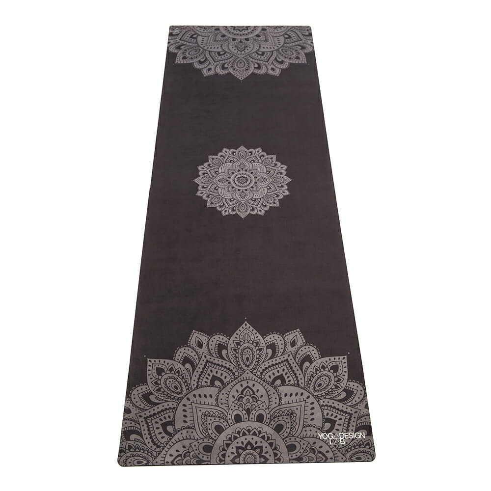 фото Коврик для йоги и фитнеса Yoga Design Lab Mandala Black 1.5 мм, разноцветный