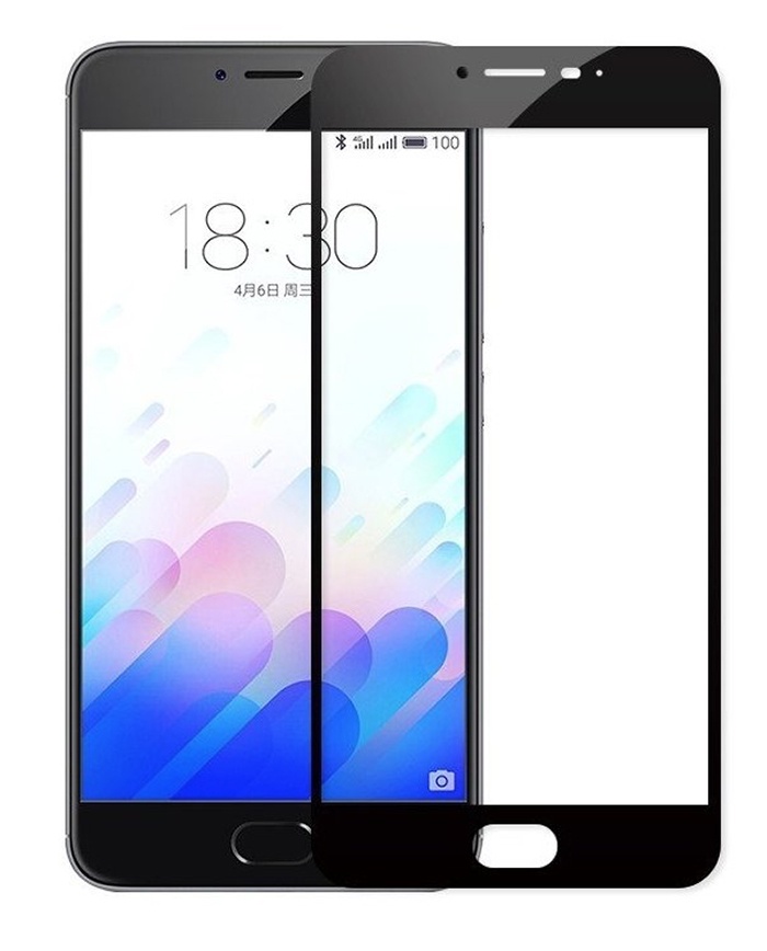 фото Защитное стекло Gurdini 2D Full Screen bl для Meizu PRO 6, черный