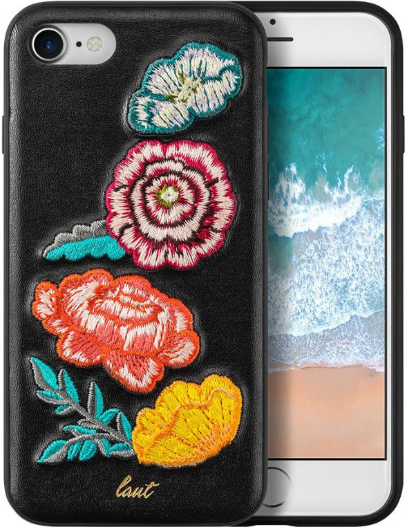 Чехол для сотового телефона Laut Pop Bouquet для Apple iPhone 7/8 Plus, черный