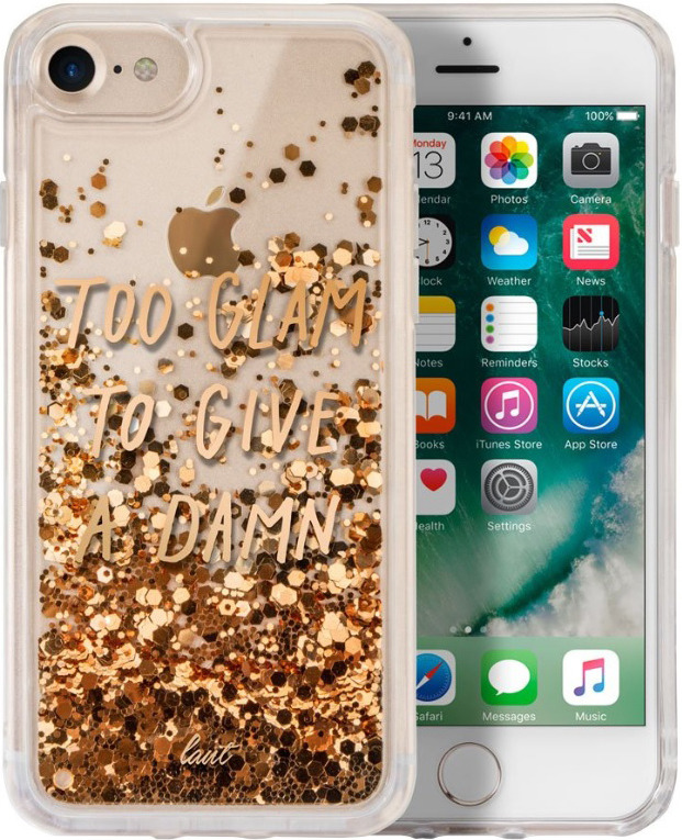 фото Чехол для сотового телефона Laut Pop Glitter Glam для Apple iPhone 6/6S/7/8, золотой