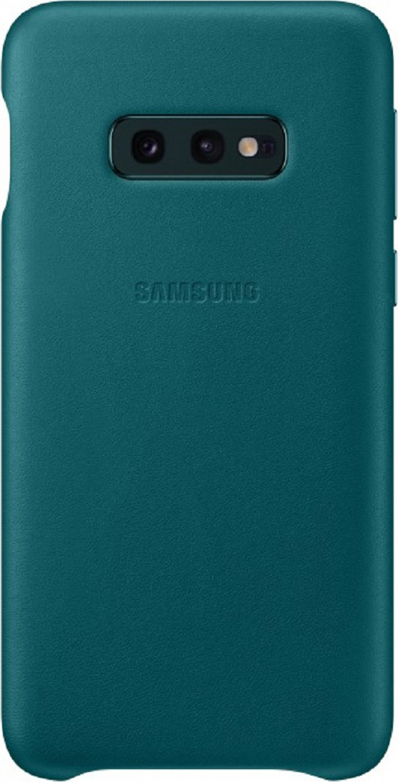 фото Чехол-накладка Samsung Leather Cover для Samsung Galaxy S10e, зеленый