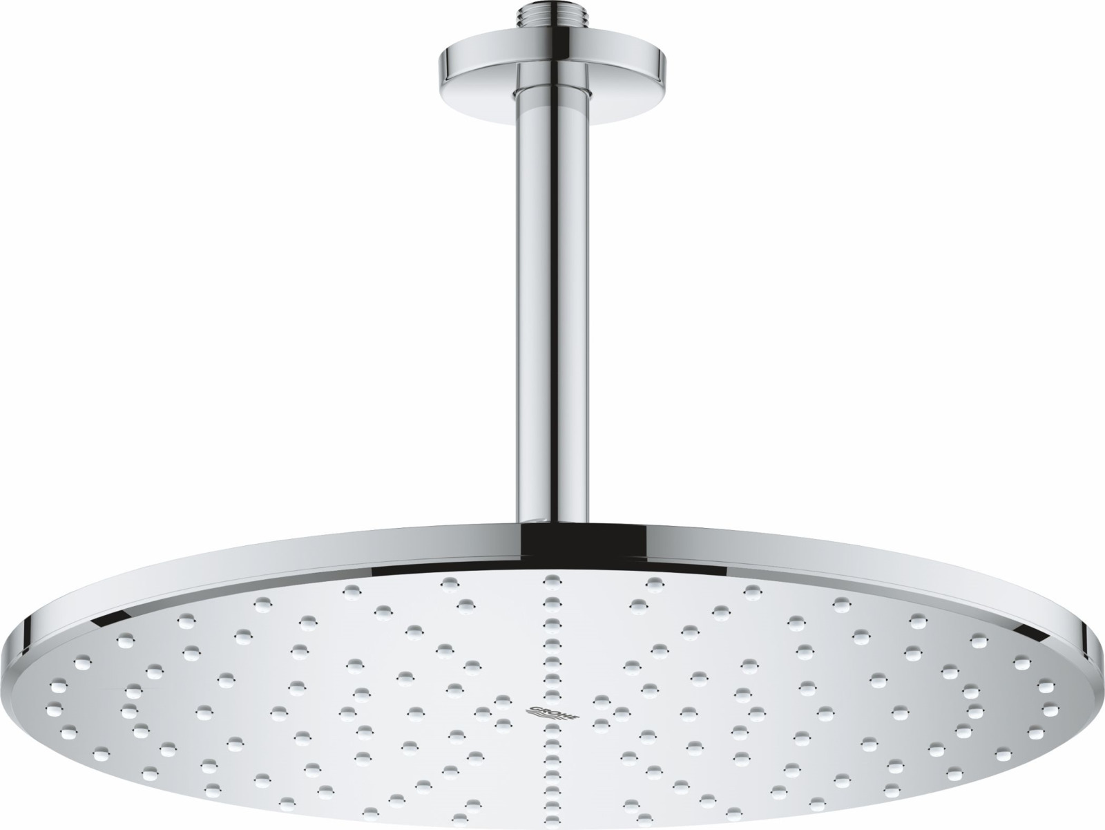 фото Душевой комплект Grohe Rainshower 310 Mono Верхний душ, круглый, 31 см + Душевой кронштейн, 26560000, серебристый