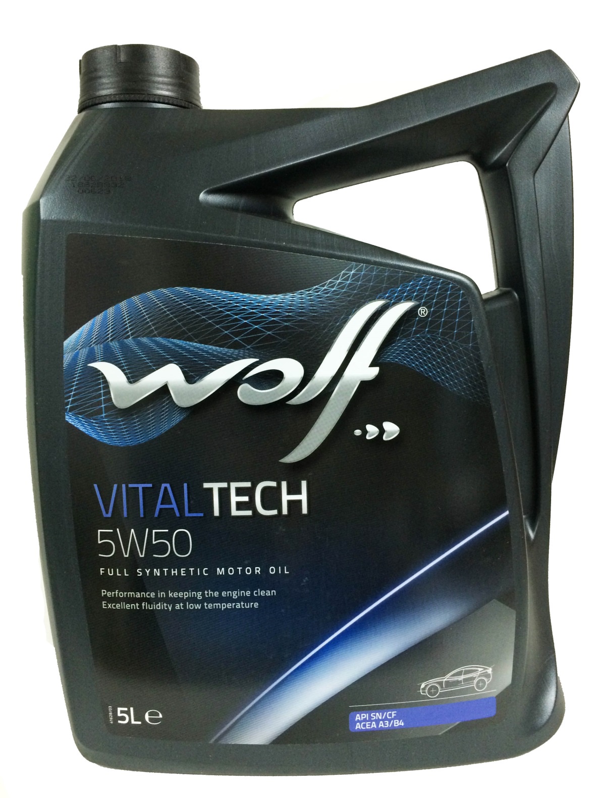 Wolf VITALTECH 5W-50, Масло моторное, Синтетическое, 5 л