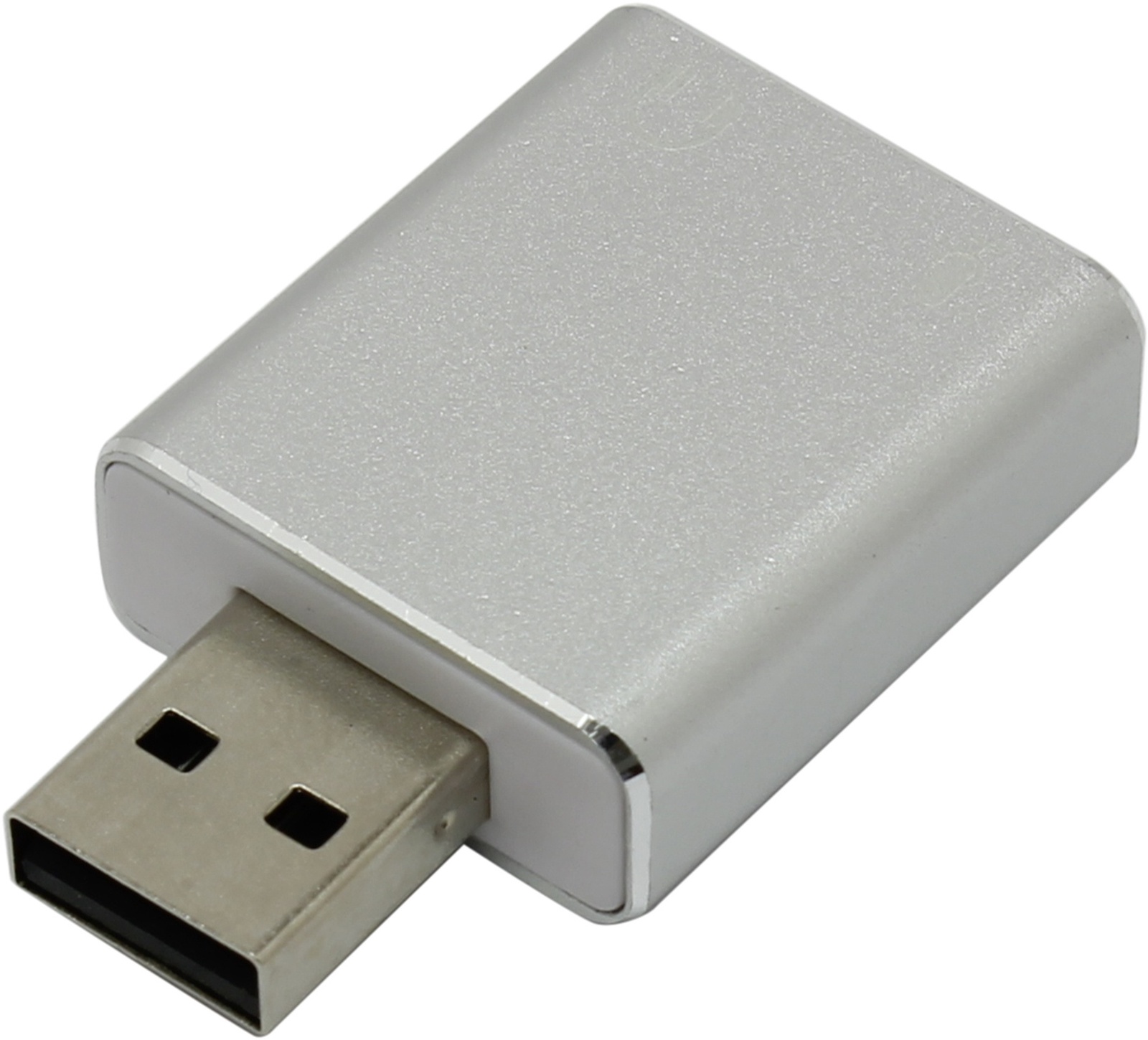 фото Внешняя звуковая карта Espada PAAU005, USB, серебристый