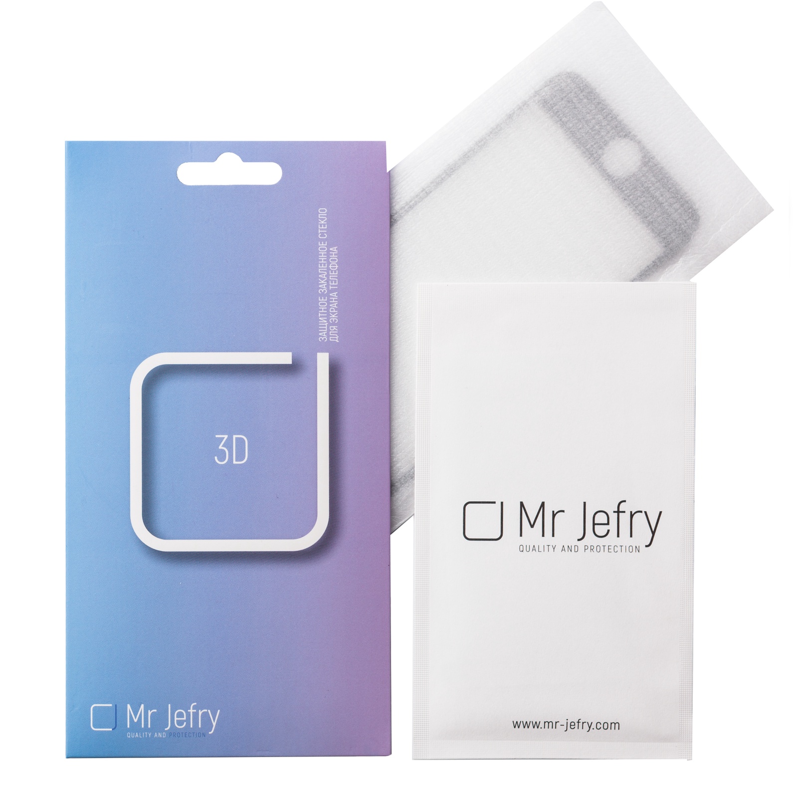 фото Mr Jefry стекло защитное (многослойное) 3D для IPhone 7/8