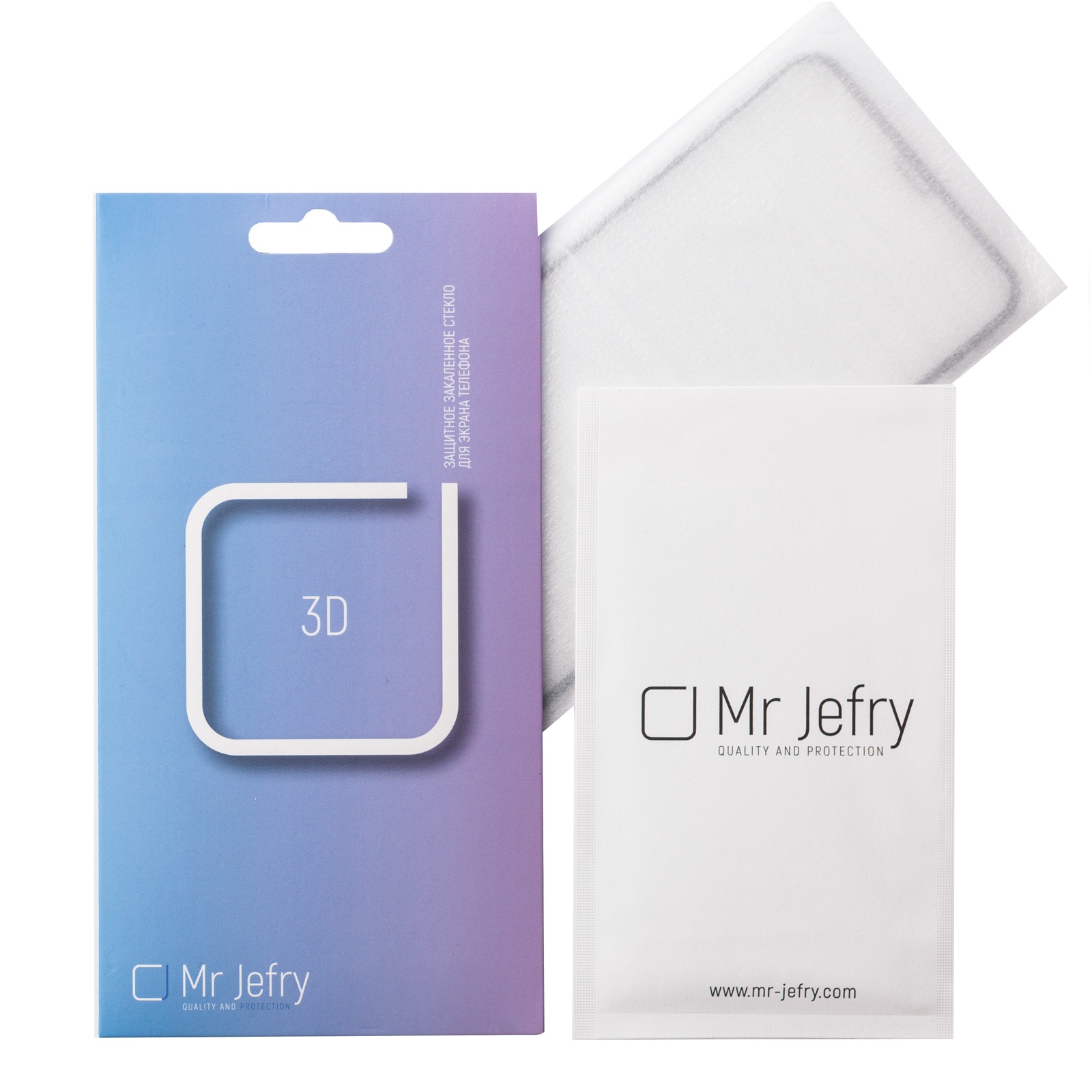 фото Mr Jefry стекло защитное (многослойное) 3D для IPhone xs max