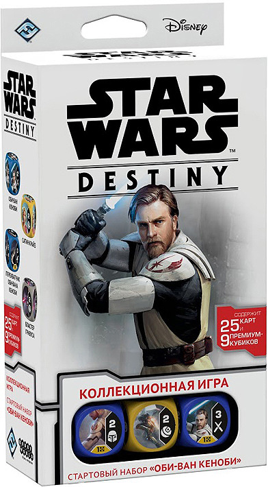 фото Настольная игра Star Wars Destiny Стартовый набор "Оби-Ван Кеноби"