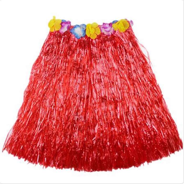 фото Карнавальный костюм Веселуха гавайская юбка 60 см., красный