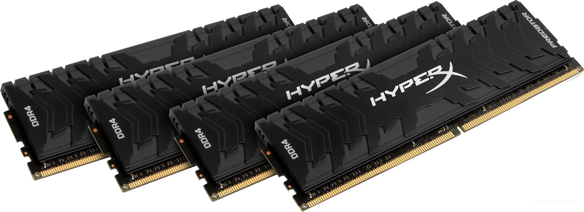 фото Модуль оперативной памяти Kingston HyperX Predator DDR4 DIMM 64Гб (4х16Гб) 3000MHz CL15, HX430C15PB3K4/64