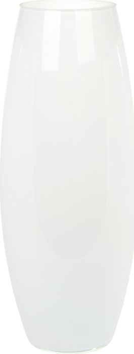 Ваза NinaGlass Эллипс, NG90-050-30O, белый, высота 30 см