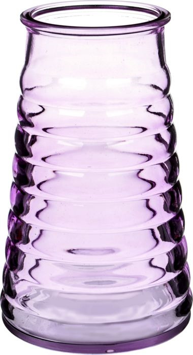 Ваза NinaGlass, фиолетовый, высота 19,5 см