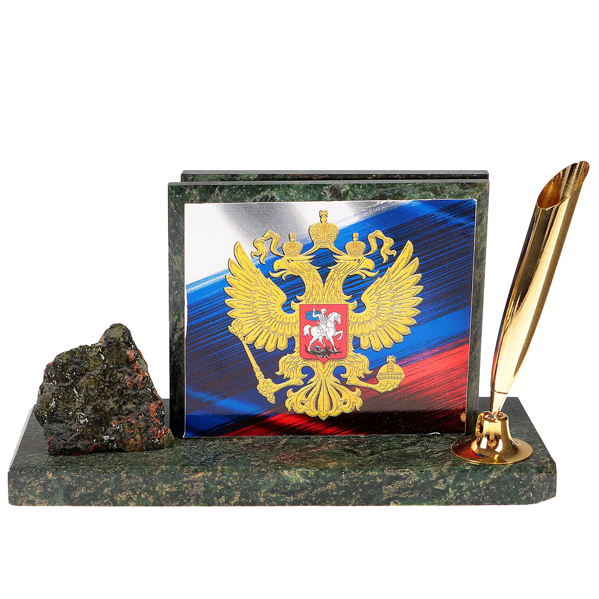 Канцелярский набор Флаг с гербом, 3527981, зеленый Канцелярский набор Флаг с гербом, 3527981, зеленый