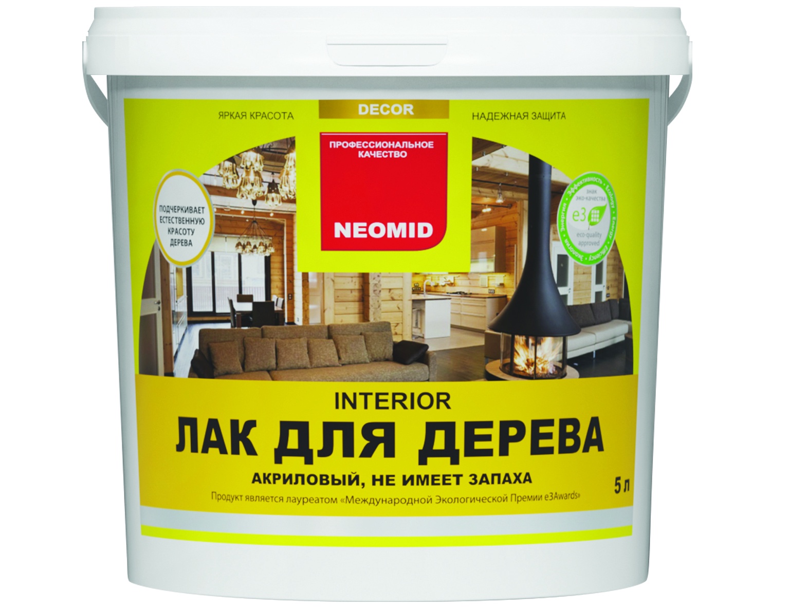 Лак NEOMID Interior (5 л) полиакриловый