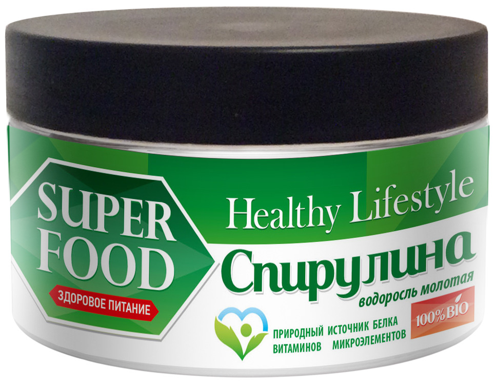 фото Спирулина Healthy Lifestyle молотая, 150 г