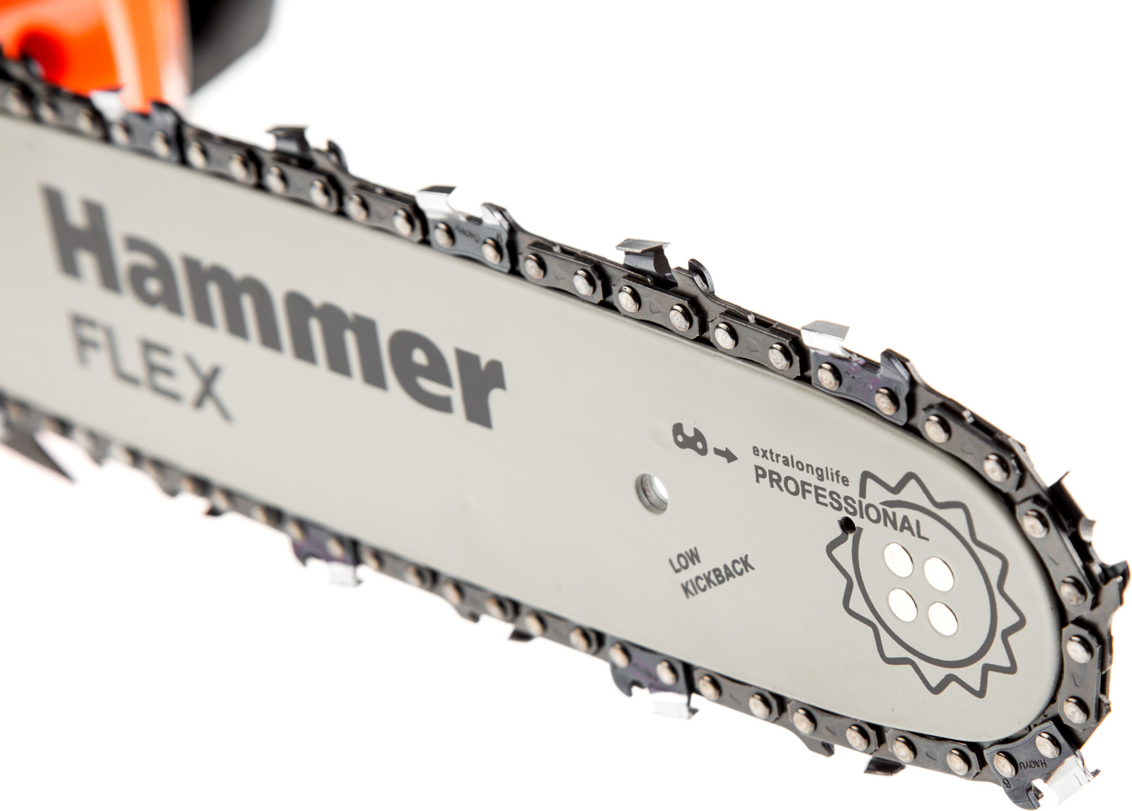 фото Бензопила Hammer Flex BPL2512B, 1000Вт, 1.36л.с., дл.шин.:12" (30cm)